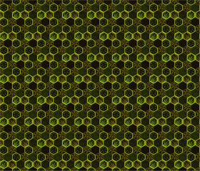 seamless pattern with honycombs