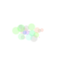 Colorful transparent dust light. Bokeh light lights effect background. Transparent background of shining dust glowing light bokeh confetti and spark overlay light for your design