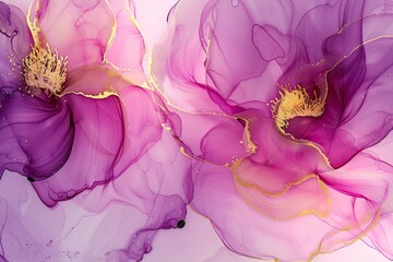 amazing floral art background . Natural luxury abstract fluid art painting in alcohol ink technique