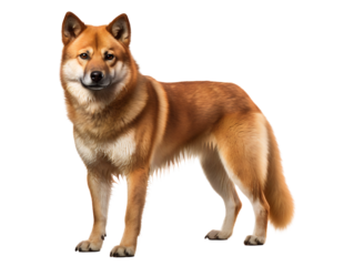 Robust Akita, isolated on a transparent or white background