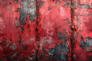 grunge red metal background