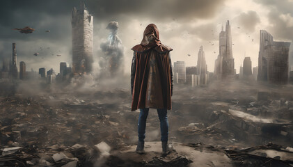 portrait of a woman in the woods