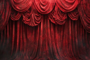 red curtain - Powered by Adobe