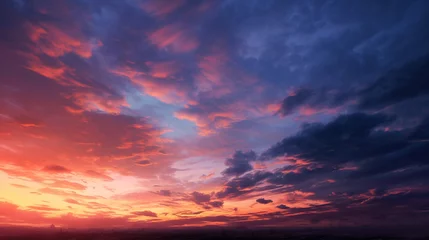 Foto op Plexiglas Beautiful evening sky and sun set image © SF