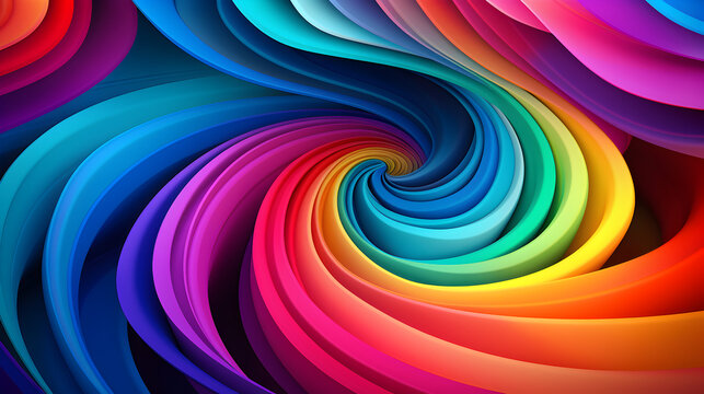 Abstract image of rainbow colors wallpaper background poster postcard banner emblem,,,
Vibrant Abstract Background for Posters and Banners