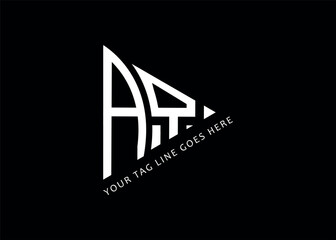 A Q TRIANGLE letter logo design