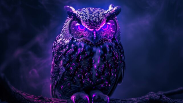 Cryptic neon animals