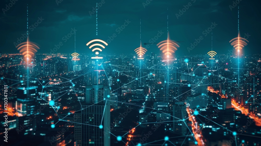 Poster technological frontier: wireless signals amid networked environments