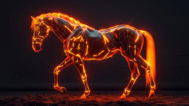 Cryptic neon animals