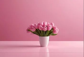 Fototapeten bouquet of tulips in vase © HAPIXEL