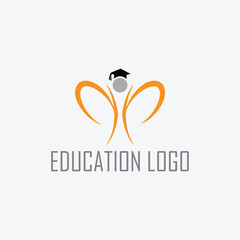 education school logo design  vector
