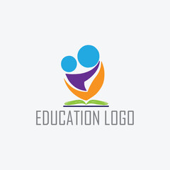 education schooling academy logo design vector