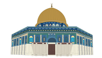 Obraz premium Masjid al Aqsa, Palestine