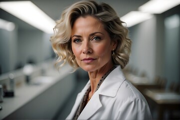 Portrait of a mature female doctor. Medical Professional.	