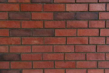 red brick wall