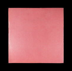 Vinyl Record Album EP Cover Texture Mockup. Realistic paper overlay with worn edges and damage scratches, torn, grainy outline. Album cover old effect for cd, vinyl. 