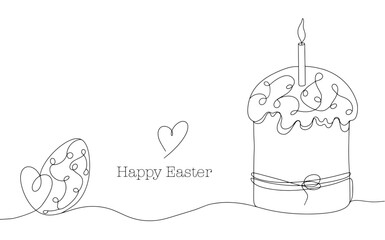 Easter. Eggs. One line.