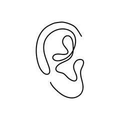 One line human organ