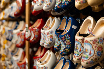 Traditional Dutch wooden shoes - Klompen