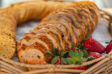 photo of Sliced bread, healthy breakfast
