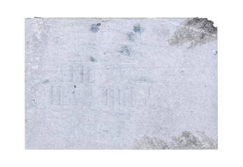 Sticker mockup texture paper glued on street. Template adhesive symbols. White tags, paper stickers with peeling corner, isolated rounded plastic mockup signs