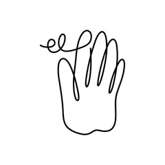 One line five human sense