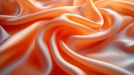 Brown Orange Silk Satin Fabric Background, Background HD, Illustrations