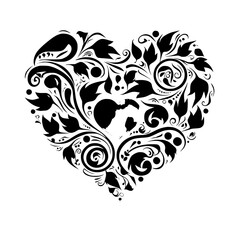 valentine clipart, valentine wreath, heart, love, valentine, vector, illustration, design, day, card, romance, decoration, flower, shape, holiday, floral, frame, wedding, symbol, pink, celebration,