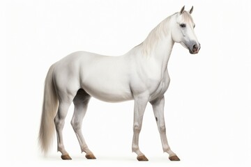 Obraz na płótnie Canvas Horse isolated on white background