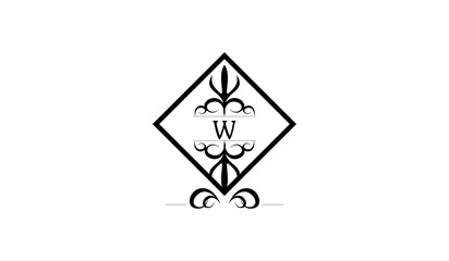 Fototapeta premium Ace of Spades Alphabetical Logo