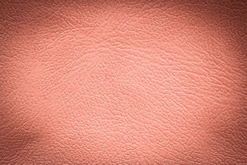 Synthetic leather pink background texture