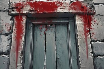 Passover, blood on the doorpost, Bible story.