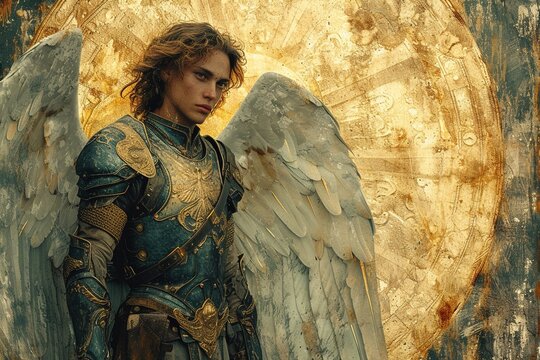 Illustration of Archangel Michael.