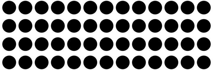 Dot pattern seamless background. Polka dot pattern template Monochrome dotted texture - obrazy, fototapety, plakaty