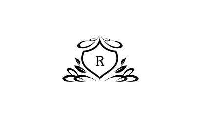 Set of Fire Flames Alphabetical Logo