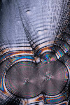 Abstract colorful patterns in soap bubbles