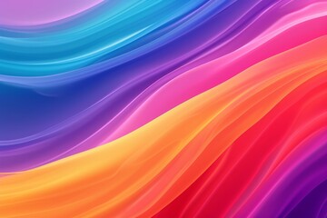 Obraz premium Gradient snippets rainbow multicolored safe space shreds, neon light bisexual. Vivid bright multicolor. Geometric glimmer radiant beaming shining. visual effect brilliant abstract backdrop