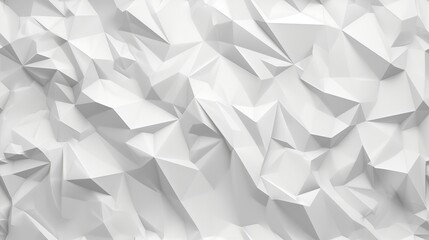 Abstract background of polygons on white background.
