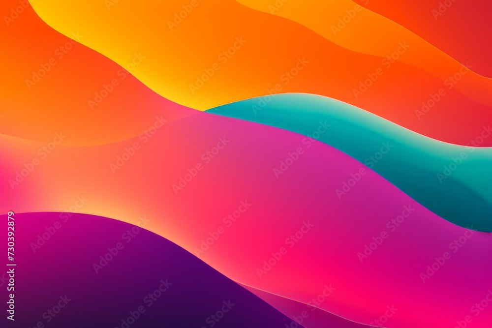 Poster gradient snippets rainbow multicolored transgender shreds, neon light spiralization. vivid bright il
