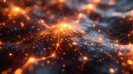 Obraz premium Linking Entities Networking Social Media, Background HD, Illustrations