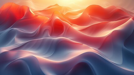 Obraz premium Mesmerizing 3D Abstract Multicolor, Background HD, Illustrations