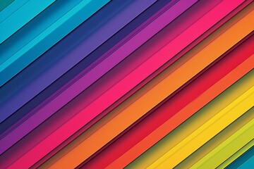 Fototapeta premium Gradient snippets rainbow multicolored whorled shreds, neon light support. Vivid bright lgbtq rights. Geometric curves radiant beaming shining. infused brilliant abstract backdrop