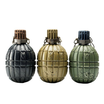 grenades isolated on a white background with clipping path. 