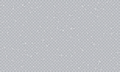 Vector water droplets. PNG droplets, condensation on glass, on various surfaces. Realistic droplets on a transparent isolated background. PNG.	
