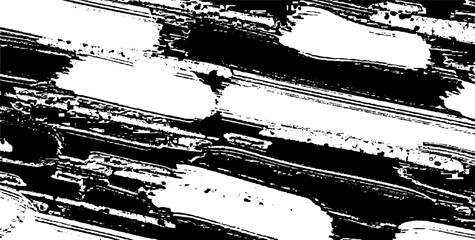 Fototapeta premium Vector brush sroke texture. Distressed uneven grunge background. Abstract distressed vector illustration. Overlay over any design to create interesting effect and depth. Black isolated on white. EPS10