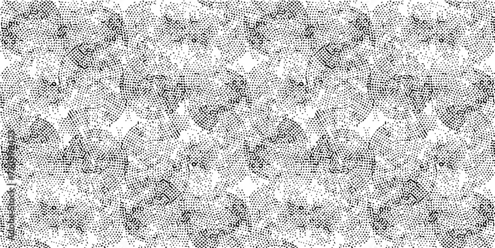 Poster monochrome texture composed of irregular graphic elements. distressed uneven grunge background. abst