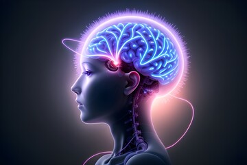 Obraz premium human brain anatomy
