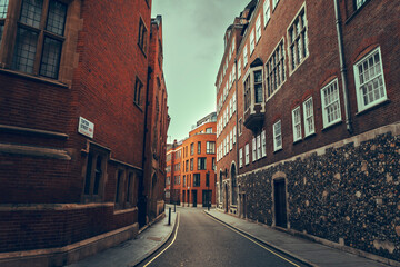 Fototapeta na wymiar old brick building in London