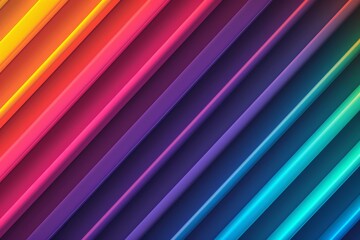 Obraz premium Vibrant strip rainbow colorful purple swirls, motley curves multicolor. Neon circle chromatic brilliance. Abstract color wallpaper gradient pattern. lively waves spirals background