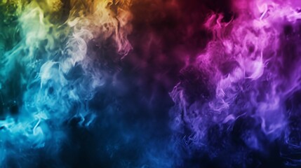 Obraz na płótnie Canvas Abstract Colorful Blue Smoke Background